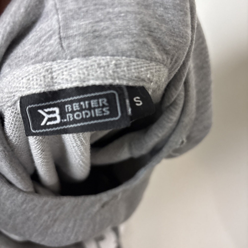 Better Bodies Hoodie Sweatshirt Bodybuilding Oversized Size S gray *flaw* gym - Picture 7 of 12